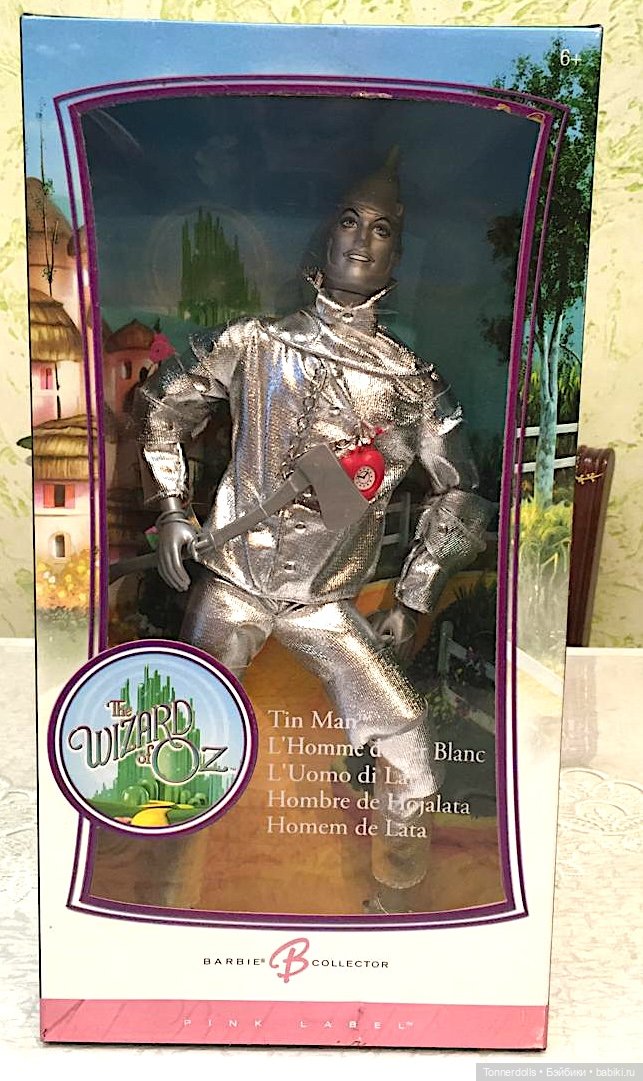 Набор Барби 4 куклы Barbie WIZARD OF OZ Волшебник из страны Оз Dorothy Pink Label 2006 (фото 10)