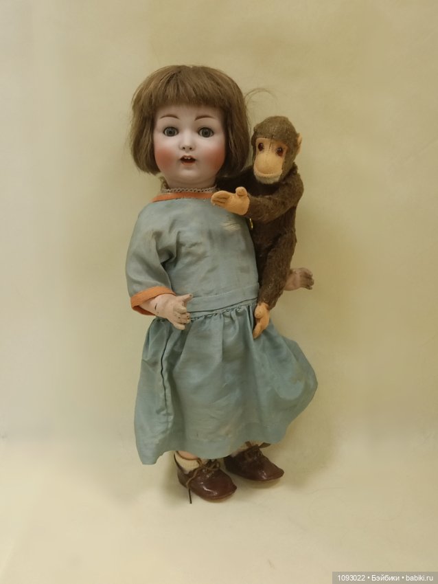 Антикварная кукла, характерная девочка, Koenig Wernicke, 1910 год (фото 5)