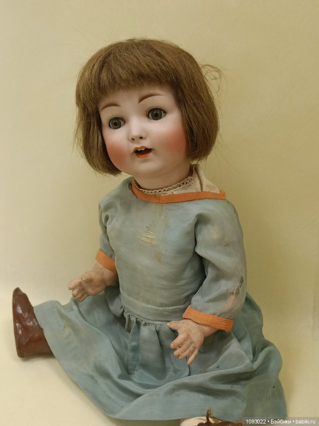 Антикварная кукла, характерная девочка, Koenig Wernicke, 1910 год (фото 4)