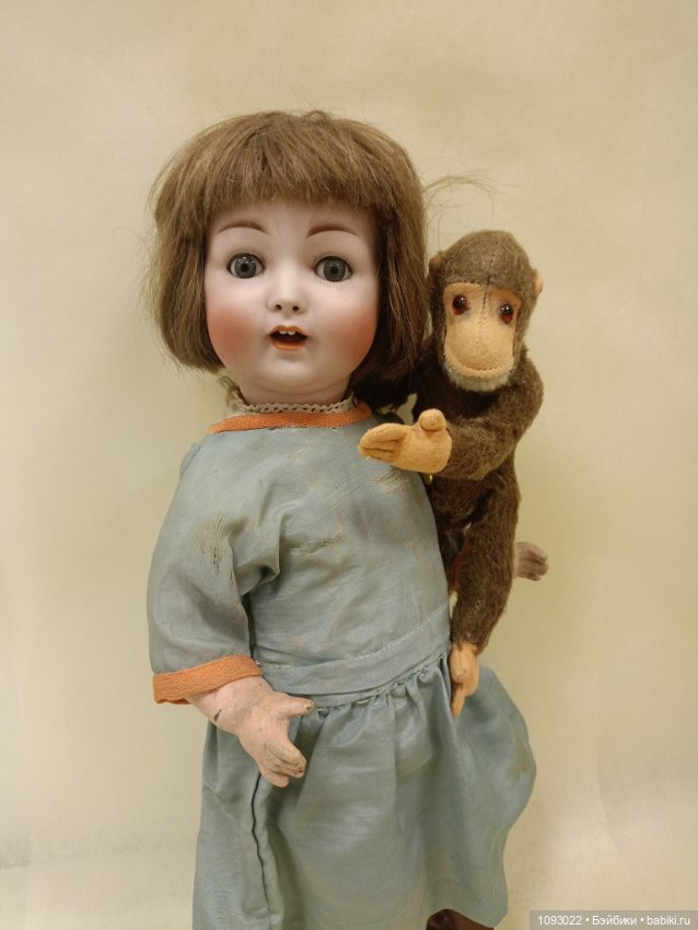 Антикварная кукла, характерная девочка, Koenig Wernicke, 1910 год (фото 2)