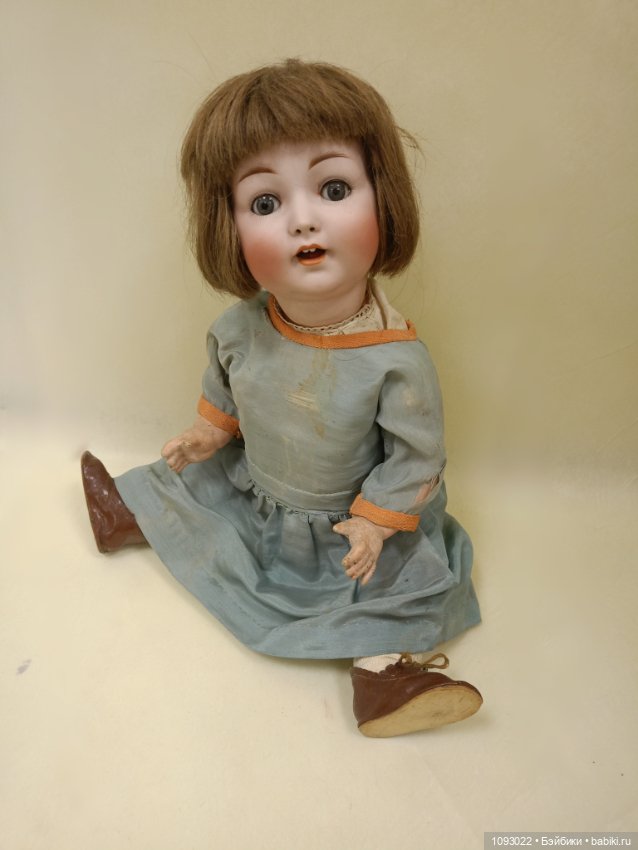 Антикварная кукла, характерная девочка, Koenig Wernicke, 1910 год (фото 7)