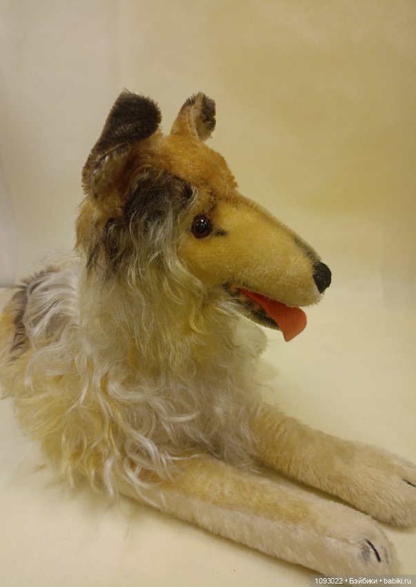 Винтажная собачка колли Steiff (фото 5)