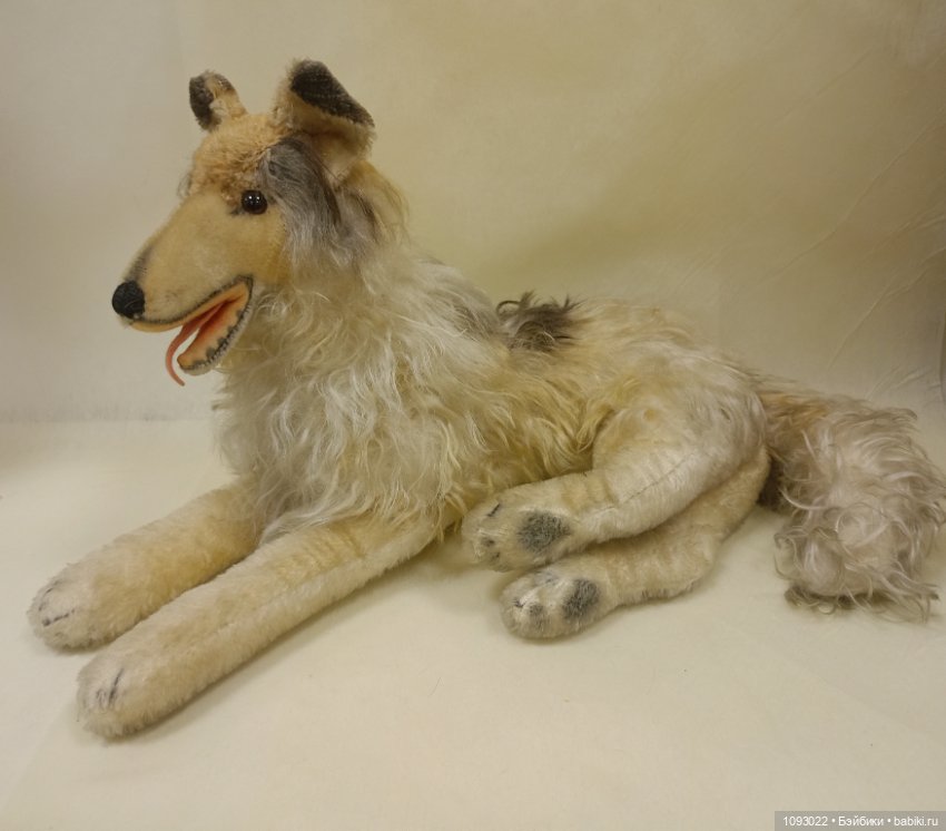 Винтажная собачка колли Steiff (фото 2)