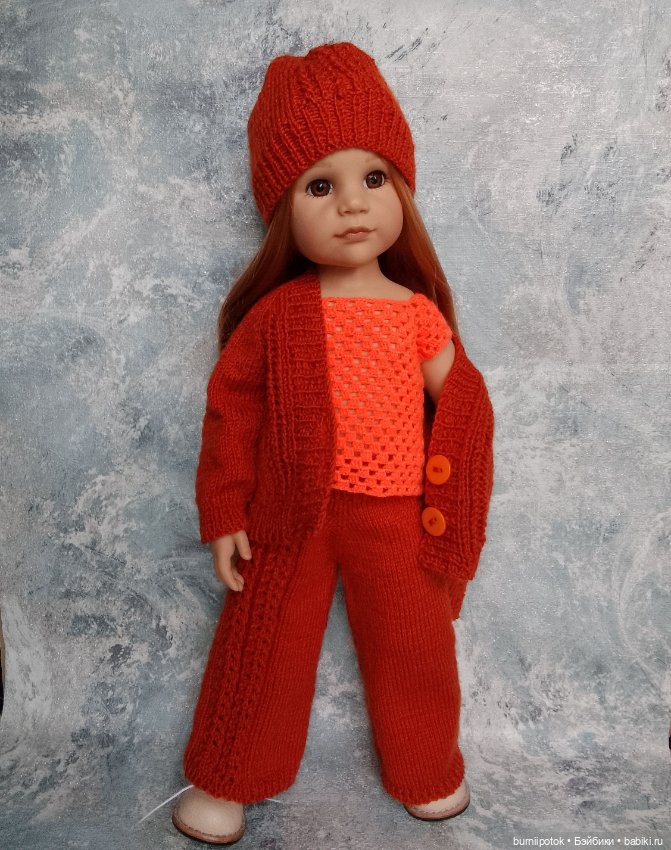 Вязаный комплект для Готц