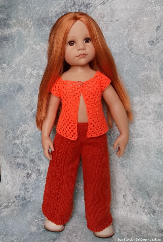 Вязаный комплект для Готц (фото 3)