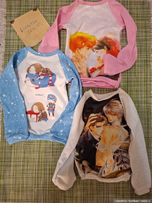 Футболки/лонгсливы на бжд сд13 70+ за копейки (фото 3)