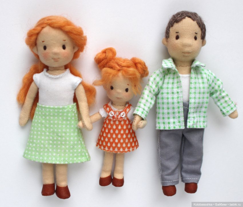 Текстильные куколки в вальдорфской технике