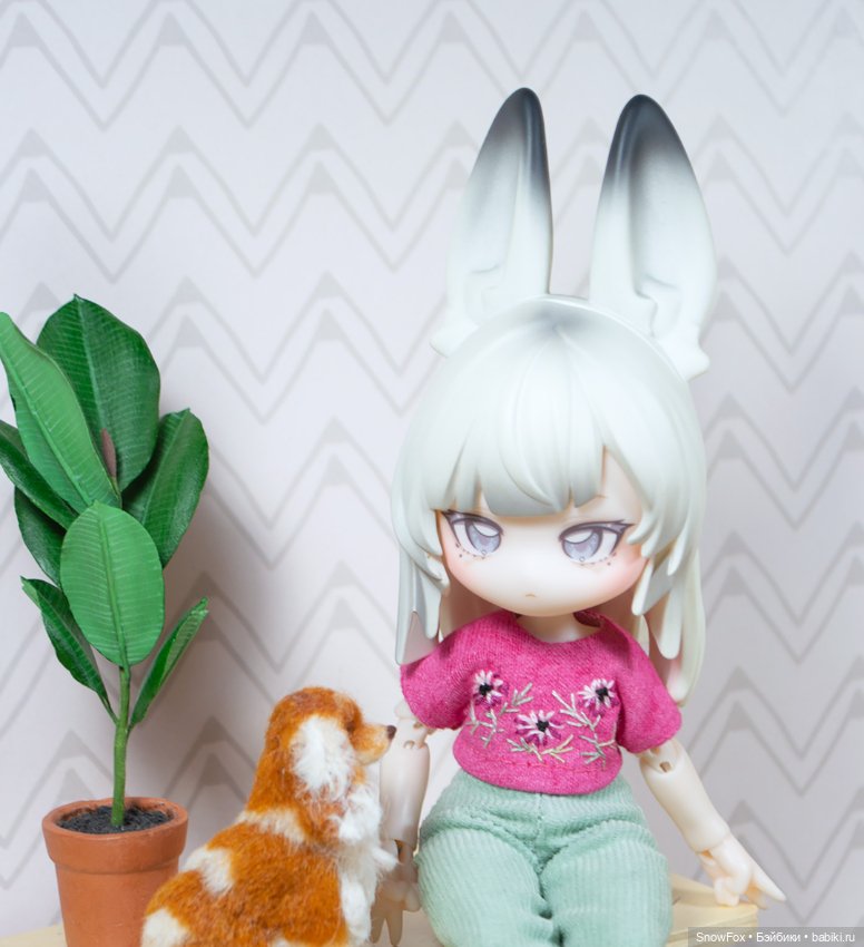 Футболка для не съедобных кроликов, бжд