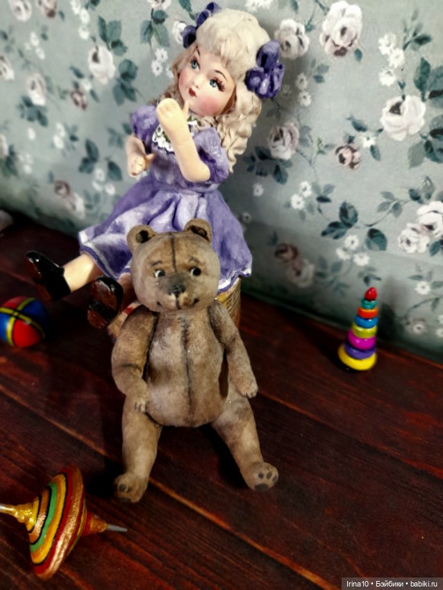 Кукла и Мишка — Авторские игрушки (фото 5)