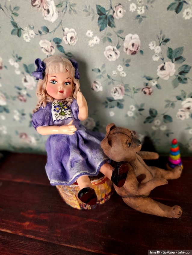 Кукла и Мишка — Авторские игрушки (фото 4)