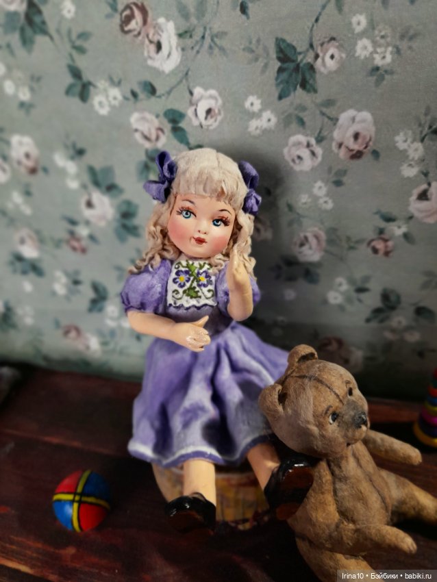 Кукла и Мишка — Авторские игрушки (фото 6)
