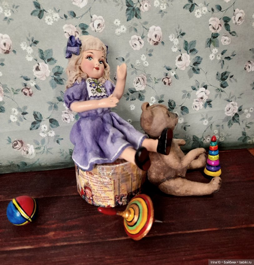 Кукла и Мишка — Авторские игрушки (фото 2)