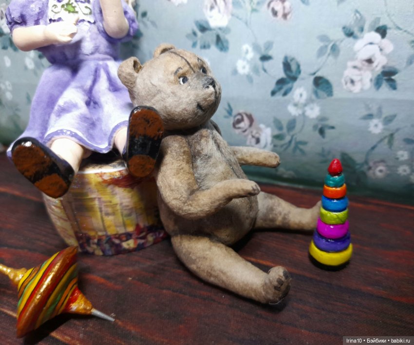 Кукла и Мишка — Авторские игрушки (фото 3)