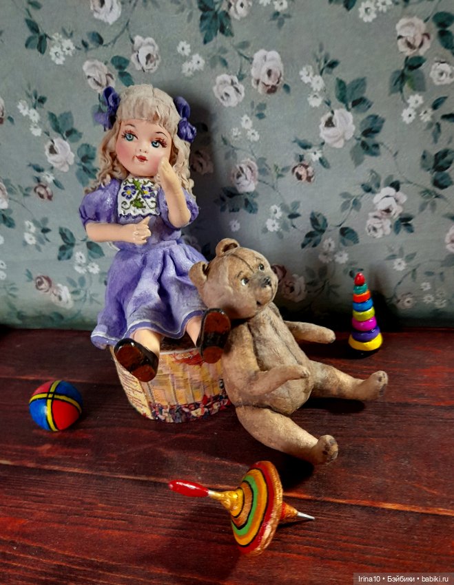 Кукла и Мишка — Авторские игрушки (фото 7)