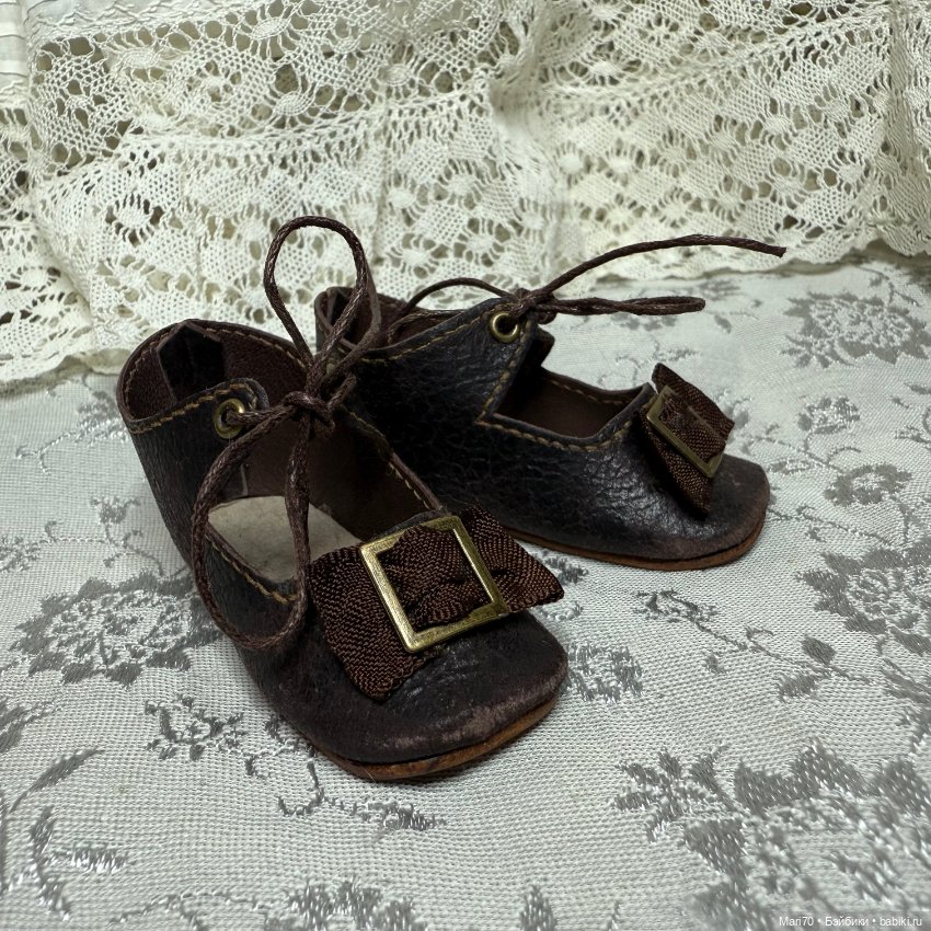 Туфли для антикварной куклы (фото 3)