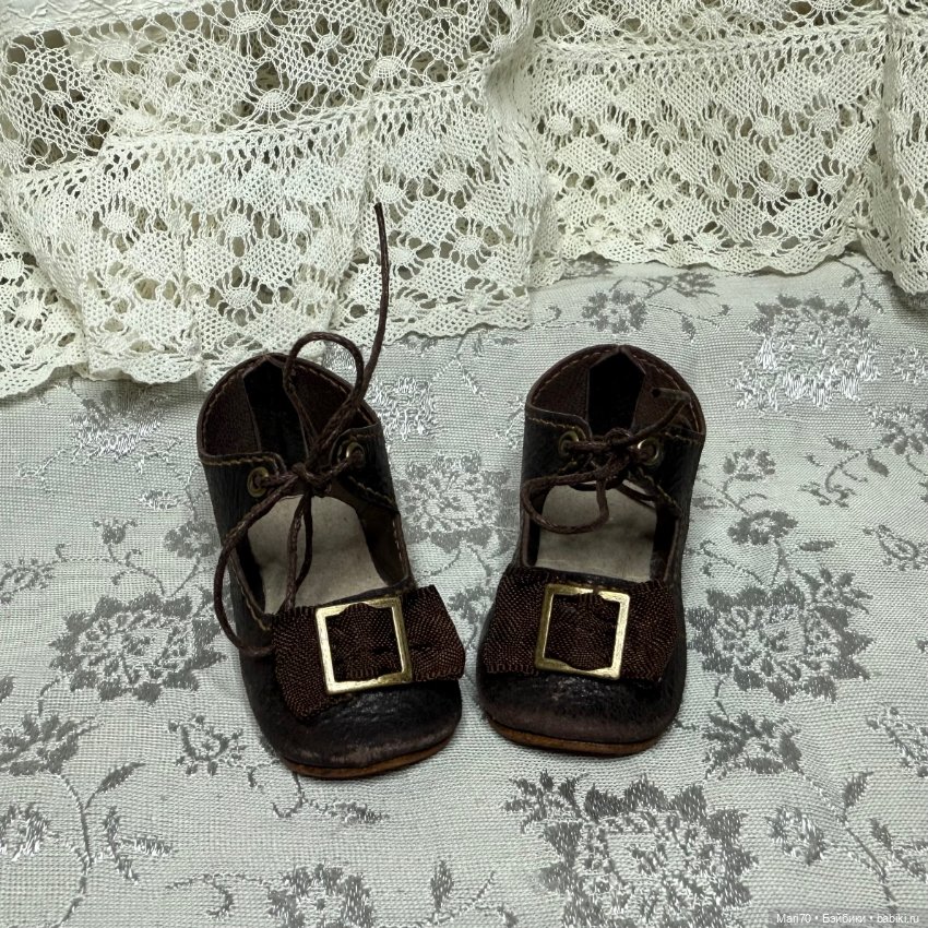 Туфли для антикварной куклы
