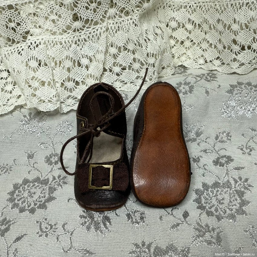Туфли для антикварной куклы (фото 2)