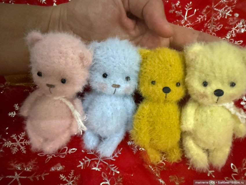 Медвежатки мини для ваших кукол