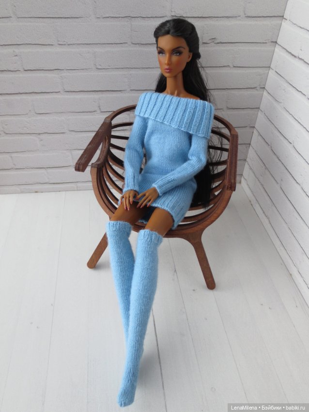 Голубрй комплект для Integrity Toys NF