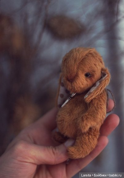 Зайчонок — Авторские игрушки (фото 2)