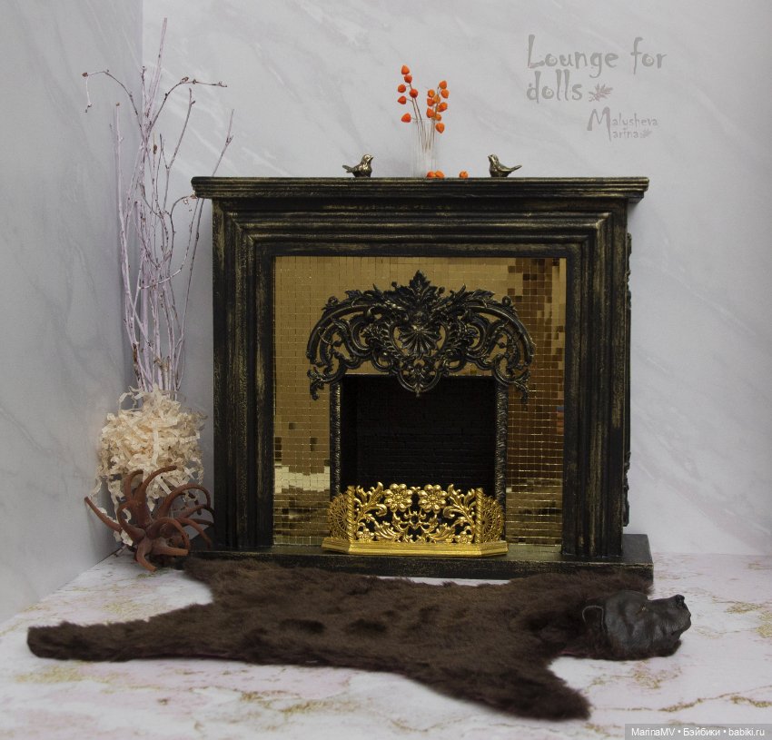 Большой камин в викторианском стиле с элементами эклектики (фото 2)