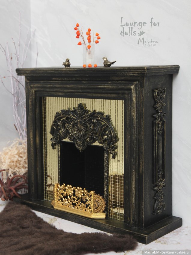 Большой камин в викторианском стиле с элементами эклектики (фото 3)