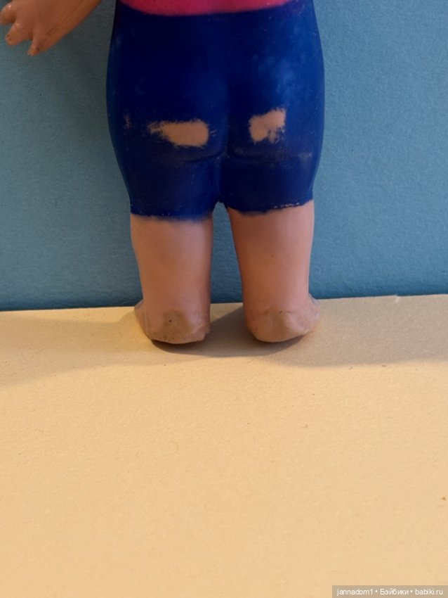 Целлулоидная куколка кьюпи Schildkrot, высота 11,5 см (фото 9)