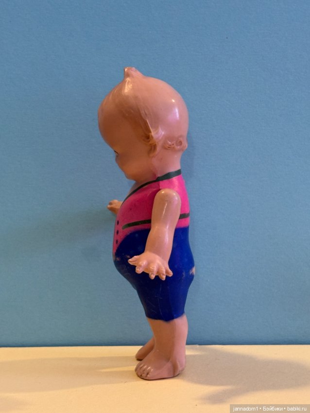 Целлулоидная куколка кьюпи Schildkrot, высота 11,5 см (фото 3)