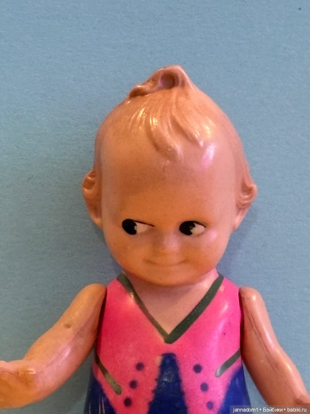 Целлулоидная куколка кьюпи Schildkrot, высота 11,5 см (фото 2)