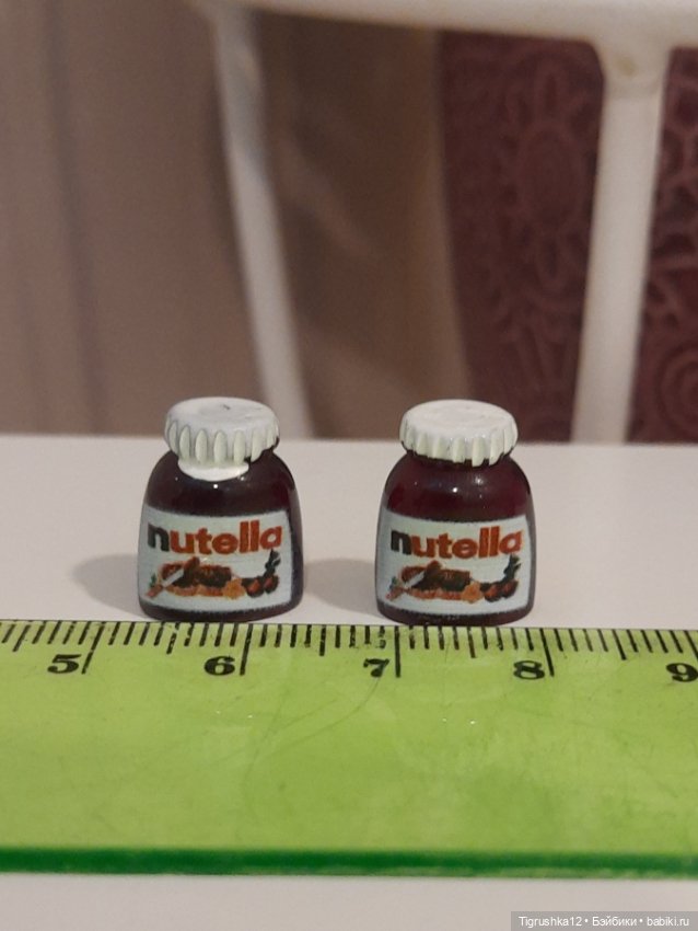 Баночки с нутеллой — Аксессуары для кукольных фотосессий (фото 3)