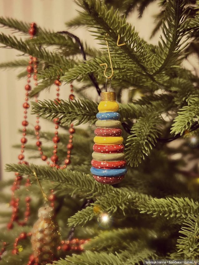 Елочная игрушка Пирамидка (фото 2)