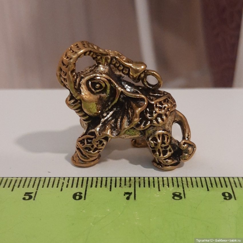 Слонёнок металл — Аксессуары для кукольных фотосессий (фото 2)