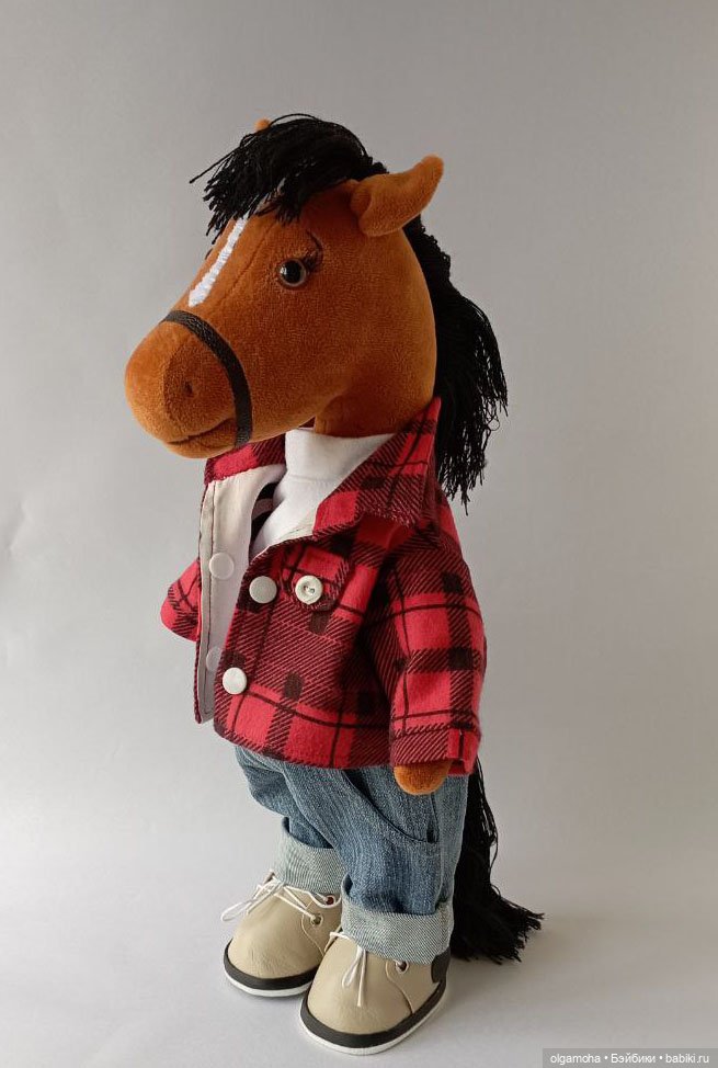 Текстильная игрушка Лошадка - символ 2026 года (фото 2)