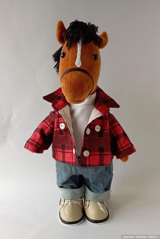 Текстильная игрушка Лошадка - символ 2026 года