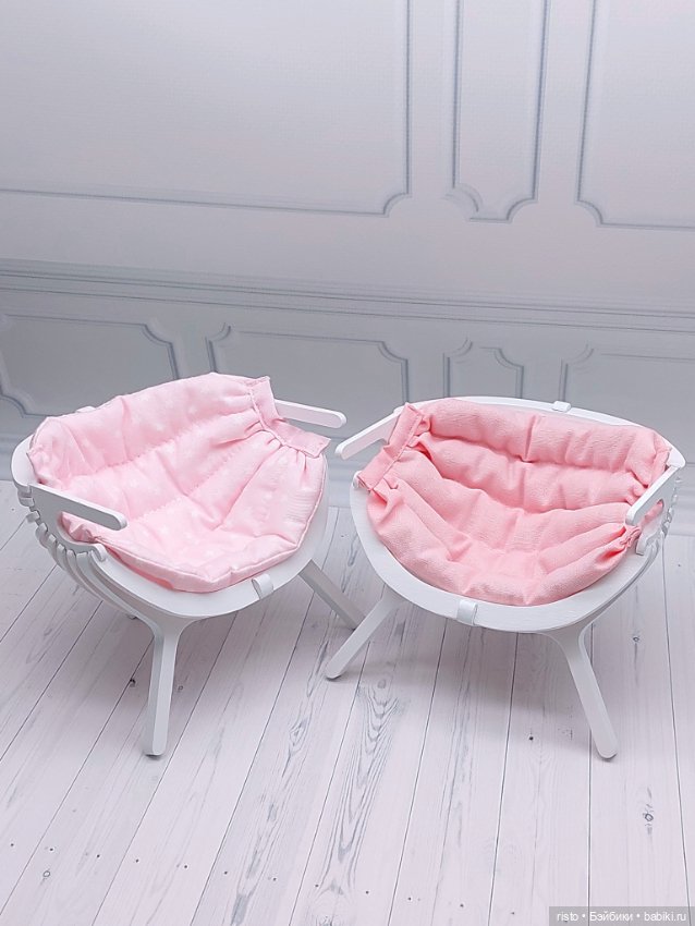 Белое кресло-кокон для ob11, Лати, Монст и схожих (фото 10)