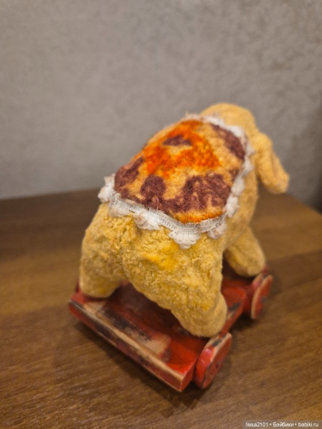 Авторский слоник на тележке (фото 8)