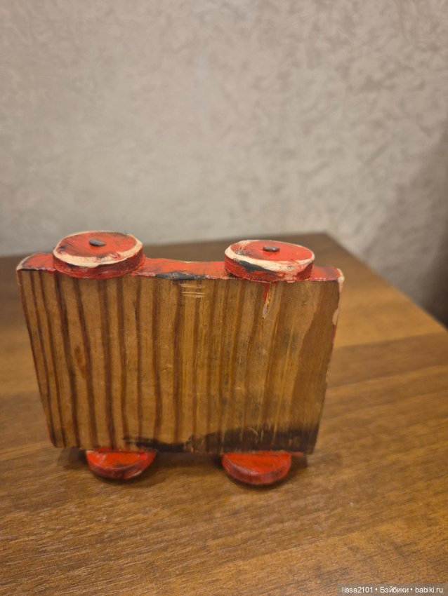 Авторский слоник на тележке (фото 7)