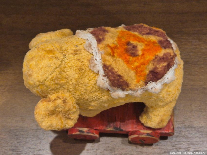 Авторский слоник на тележке (фото 2)