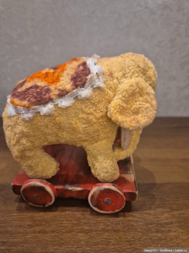 Авторский слоник на тележке (фото 4)