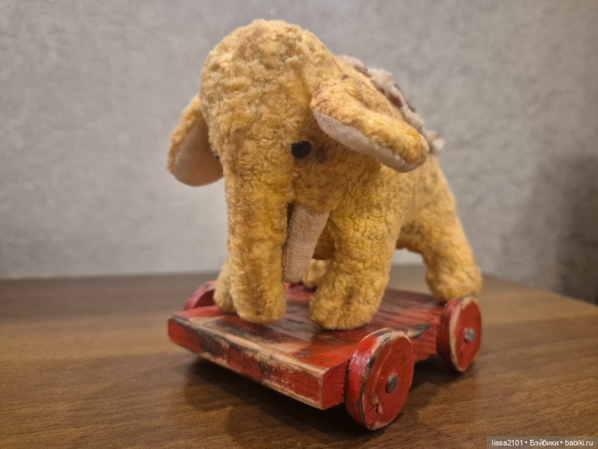 Авторский слоник на тележке (фото 10)