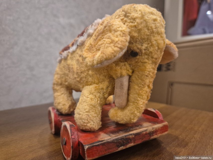 Авторский слоник на тележке (фото 6)