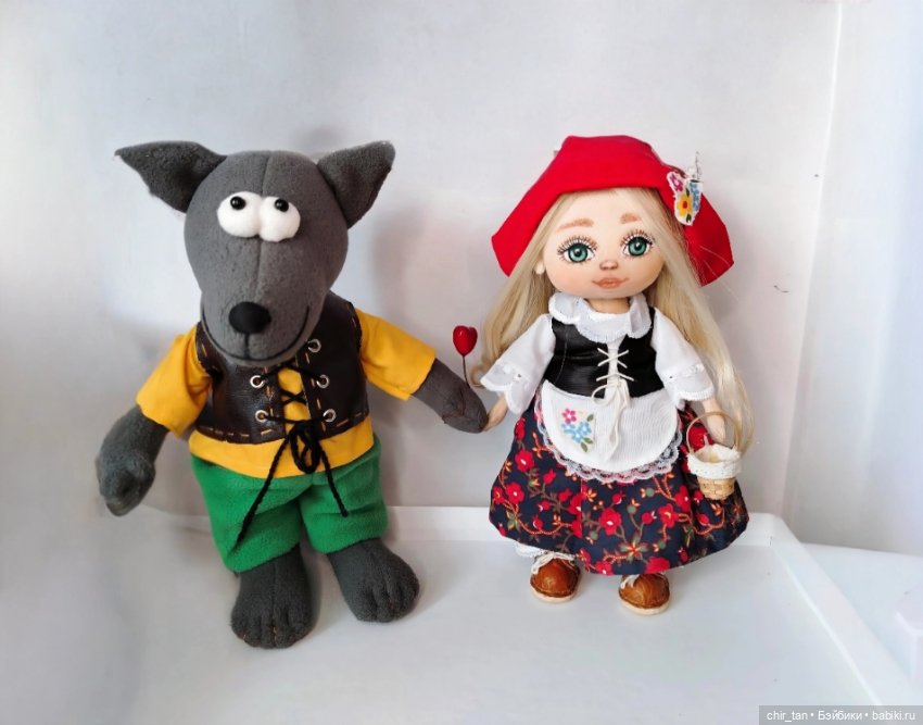 Красная шапочка и Серый волк ручной работы (фото 6)