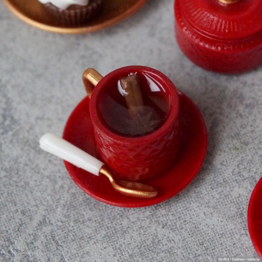 Набор "Новогоднее чаепитие " масштаб 1:6 (фото 4)