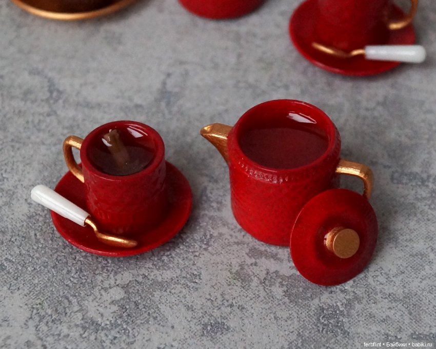 Набор "Новогоднее чаепитие " масштаб 1:6 (фото 7)