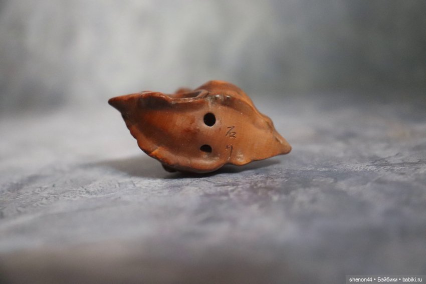 Нэцкэ "Русалочка на морской раковине" (фото 4)