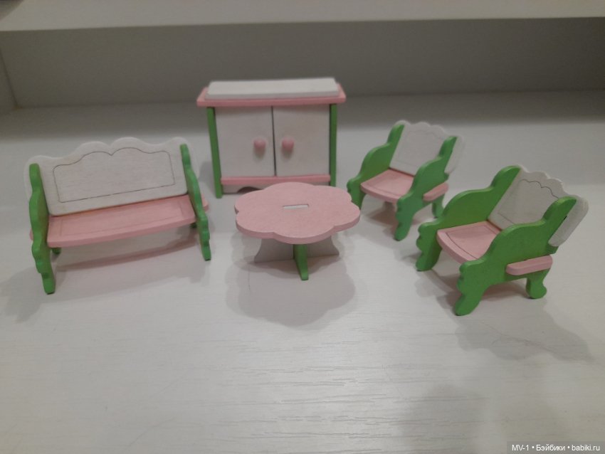 Набор мебели для маленьких кукол (фото 2)