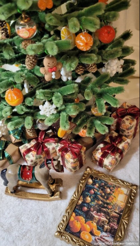 Маленькая ёлочка для кукол и интерьера (фото 7)