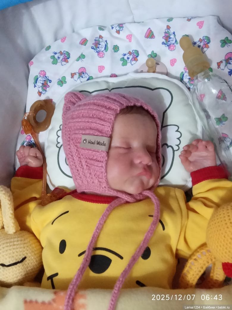 Одежда для кукол Реборн . Шапочка Эльф (фото 2)