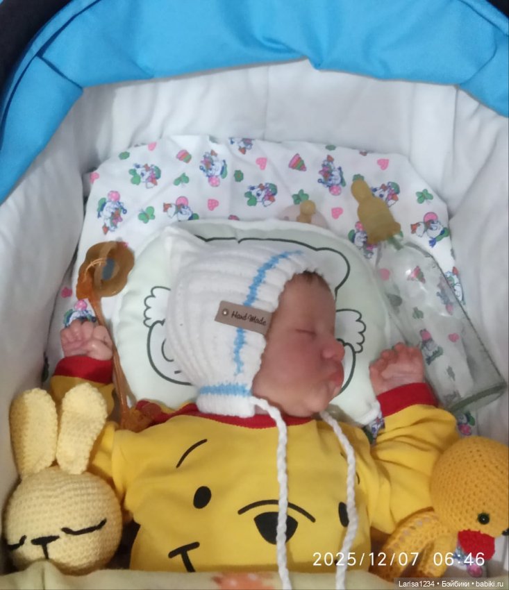 Одежда для кукол Реборн . Шапочка Эльф (фото 4)