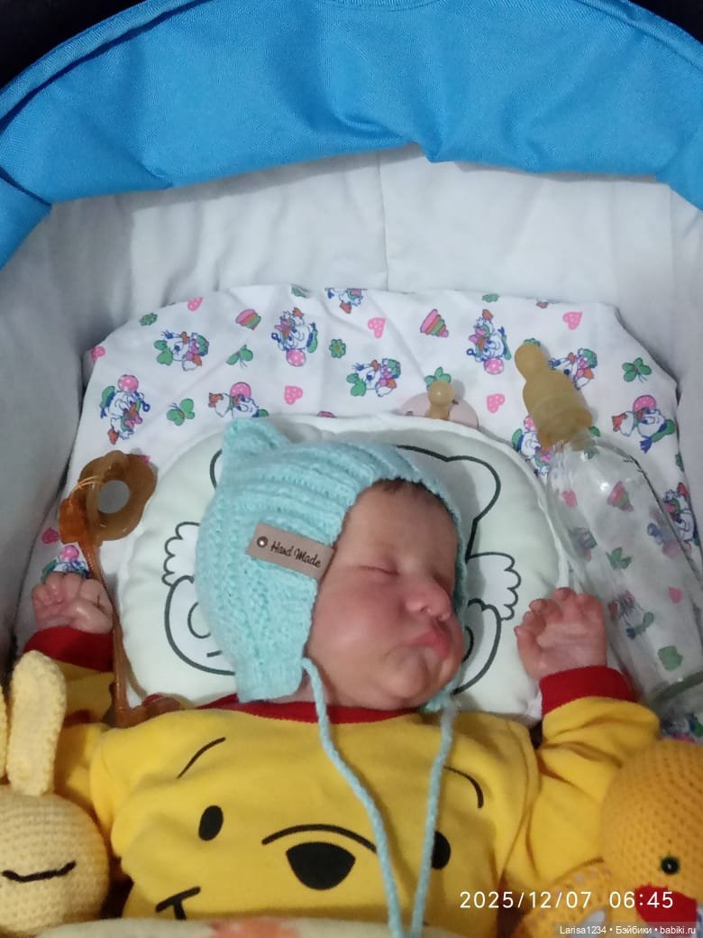 Одежда для кукол Реборн . Шапочка Эльф (фото 3)